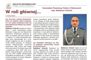 Wywiad z Komendantem Powiatowym Policji w Polkowicach