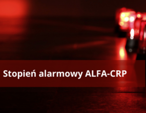 Stopień alarmowy ALFA-CRP na terenie całego kraju