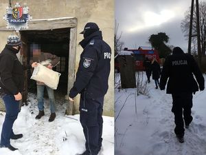 Trwa akcja Zima 2023/2024 - Policjanci kontrolują miejsca przebywania osób bezdomnych i czekają na sygnały o potrzebujących pomocy