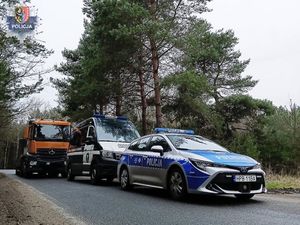 Polkowiccy policjanci skontrolują busy i ciężarówki