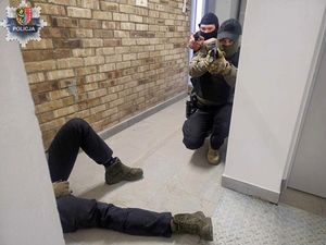 Policjanci mieli ręce pełne pracy podczas ćwiczeń dowódczo-sztabowych "Aquapark"