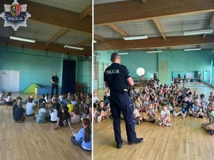 "Bezpieczne Wakacje 2025" - Policjanci spotkali się z uczestnikami półkolonii