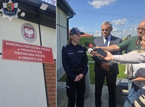 Uroczyste otwarcie Posterunku Policji w Grębocicach