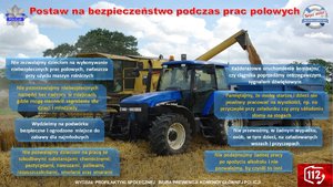 Niedługo żniwa nabiorą rozpędu- rolnicy, kierowcy, bądźmy ostrożni!