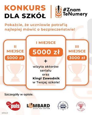 Konkurs dla szkół podstawowych w ramach kampanii #ZnamTeNumery 2026