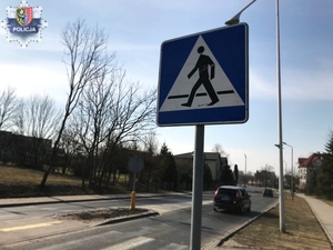 znak przejścia dla pieszych