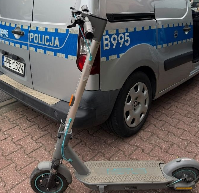 Mandat dla nietrzeźwego kierującego hulajnogą w Polkowicach